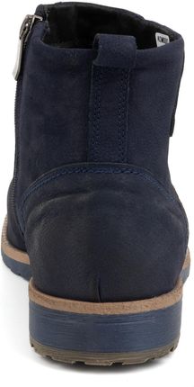 Komodo Buty Męskie Trzewiki Skórzane Zimowe 924K Granatowe - zdjęcie 2