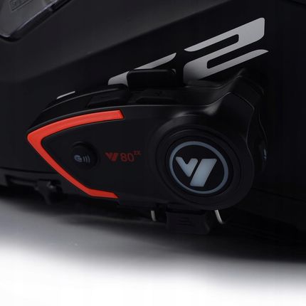 Ls2 Ff800 Storm Ii Czarny Matt + Interkom Vito Bluetooth - zdjęcie 4