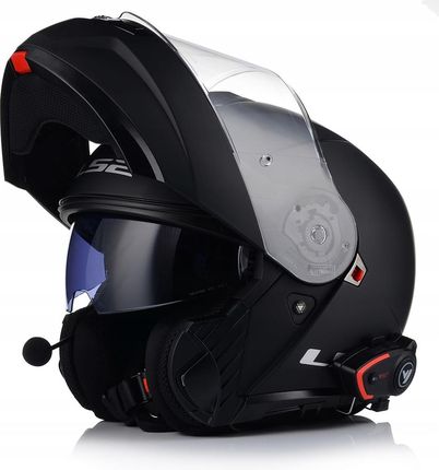 Ls2 Ff908 Szczękowy Czarny Matt + Interkom Vito Bluetooth - zdjęcie 3