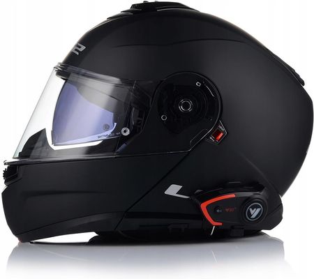 Ls2 Ff908 Szczękowy Czarny Matt + Interkom Vito Bluetooth - zdjęcie 2