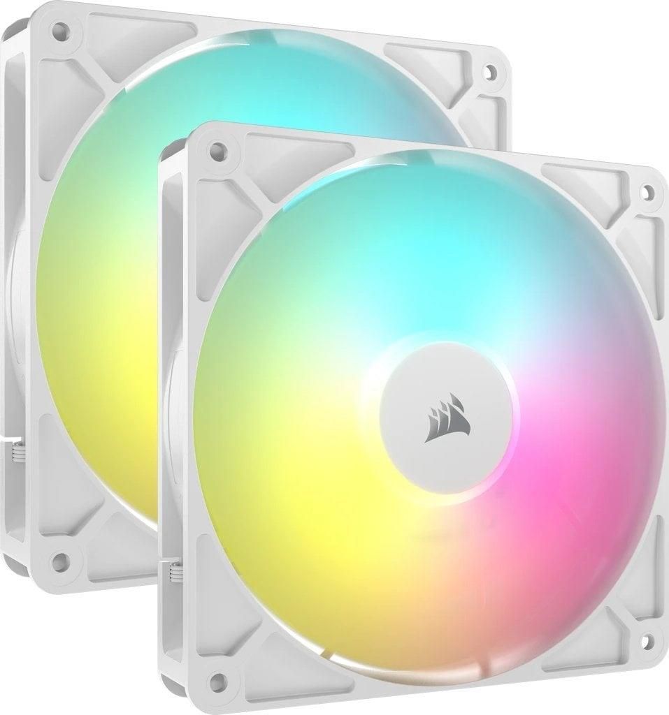 Zdjęcie Corsair RS140 PWM ARGB Biały 2-pack (CO-9050187-WW) - Dąbrowa Białostocka