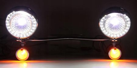 Topx Halogen Light Bar Halogeny Chopper Custom Honda Shadow Sprint Vtx 1300 - zdjęcie 2