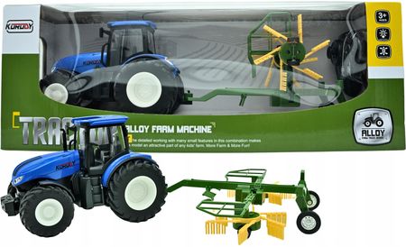 Smartlife Traktor Ciągnik Rc Zdalnie Sterowany Przyczepa Zagrabiarka Do Siana - zdjęcie 6