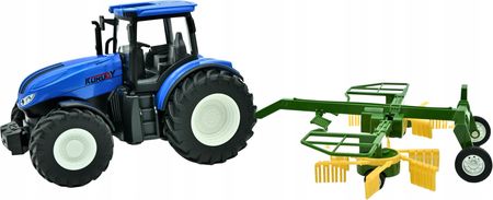 Smartlife Traktor Ciągnik Rc Zdalnie Sterowany Przyczepa Zagrabiarka Do Siana - zdjęcie 2