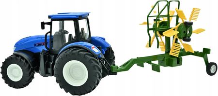 Smartlife Traktor Ciągnik Rc Zdalnie Sterowany Przyczepa Zagrabiarka Do Siana - zdjęcie 5