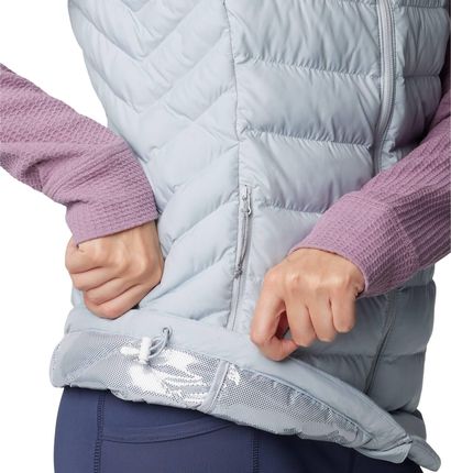 Bezrękawnik puchowy damski Columbia POWDER LITE II niebieski 2089561031 - zdjęcie 2