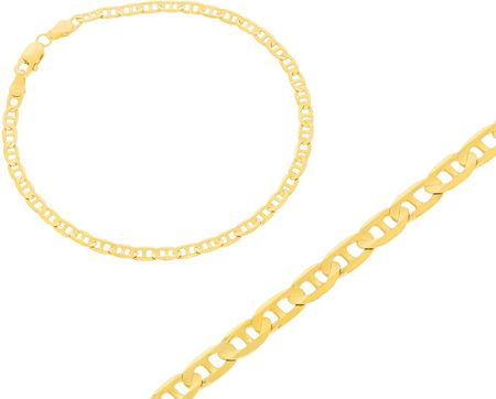 Złota bransoletka pełna gucci Próby 585 - zdjęcie 3