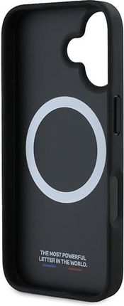 Bmw Bmhmp16M23Pupdk Iphone 16 Plus 6 7 Czarny Black Hardcase M Perforated Tricolor Line Magsafe - zdjęcie 5