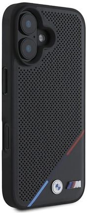 Bmw Bmhmp16M23Pupdk Iphone 16 Plus 6 7 Czarny Black Hardcase M Perforated Tricolor Line Magsafe - zdjęcie 4
