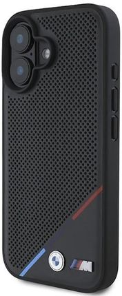 Bmw Bmhmp16M23Pupdk Iphone 16 Plus 6 7 Czarny Black Hardcase M Perforated Tricolor Line Magsafe - zdjęcie 2