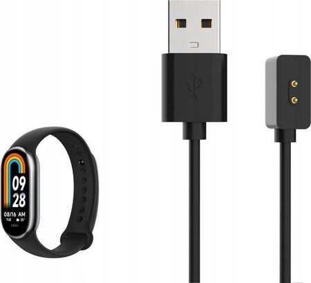 Fixed Kabel Ładujący Charging Cable Usb-A Do Xiaomi Mi Band/Smart Band 8/9/Pro/Active, 1 M, 2,5 W, Czarny - zdjęcie 4