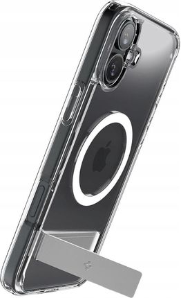 Spigen Etui Do Iphone 16, Slim Armor Do Magsafe Przezroczyste Z Podstawką - zdjęcie 6