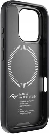 Peak Design Mobile Etui Everyday Case Clarino Iphone 16 Pro Czarny - zdjęcie 3