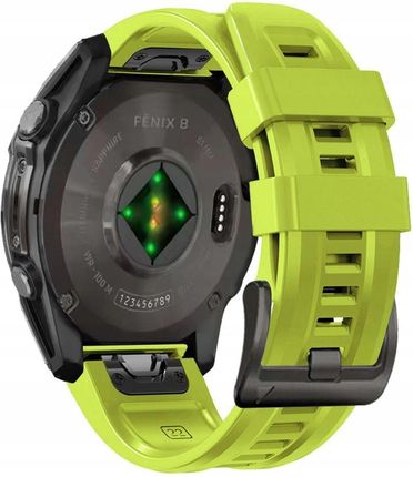 Tech-Protect Silicone Garmin Fenix 5X / 5X Plus / 6X / 6X Pro / 7X / 8 (51 Mm) Lime - zdjęcie 3