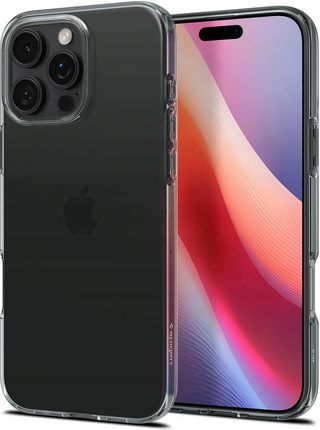 Spigen Etui Do Iphone 16 Pro Crystal Flex Lekkie Giętkie Transparentny - zdjęcie 3