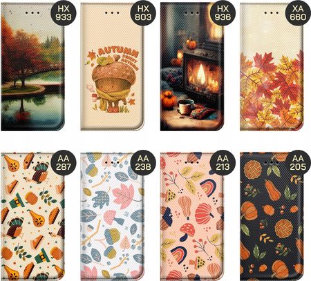 Hello Case Etui Z Klapką Do Honor 200 Jesień Liście Autumn Futerał Pokrowiec - zdjęcie 3