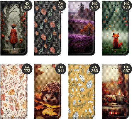 Hello Case Etui Z Klapką Do Honor 200 Jesień Liście Autumn Futerał Pokrowiec - zdjęcie 4