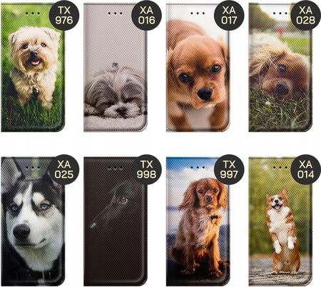 Hello Case Etui Z Klapką Do Honor 200 Lite 5G (Global) Pieski Psiaki Dogs Case - zdjęcie 3