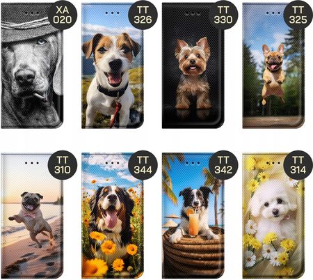 Hello Case Etui Z Klapką Do Honor 200 Lite 5G (Global) Pieski Psiaki Dogs Case - zdjęcie 4