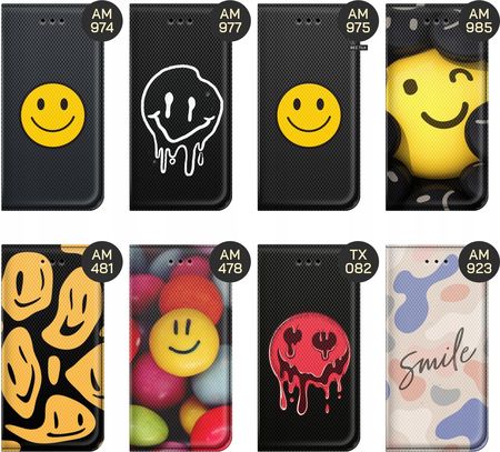 Hello Case Etui Z Klapką Do Honor 200 Uśmiech Smile Emoji Futerał Pokrowiec Case - zdjęcie 3