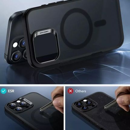 Esr Etui Obudowa Classic Hybrid Halolock Magsafe & Tempered Glass Do Iphone 16 Pro Frosted Black - zdjęcie 5