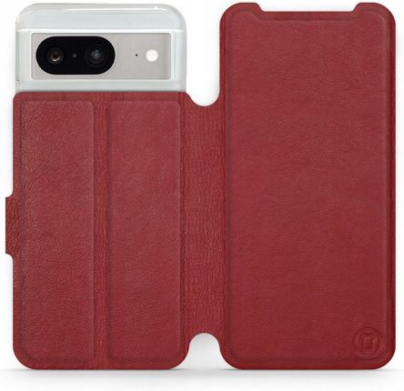 Mobiwear Etui Do Google Pixel 8 Dark Red Leather - zdjęcie 3