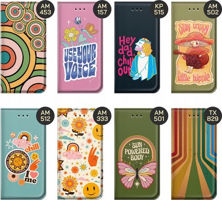 Hello Case Etui Z Klapką Do Google Pixel 9 Pixel 9 Pro Hippie Peace Hippisi - zdjęcie 2
