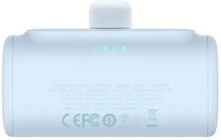 Baseus Compact Usb-C 5000Mah 20W Niebieski (GUHMP16XPSAHMCU) - zdjęcie 3