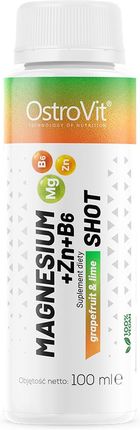 OstroVit Magnez + Zn + B6 Shot 20 x 100 ml - zdjęcie 2