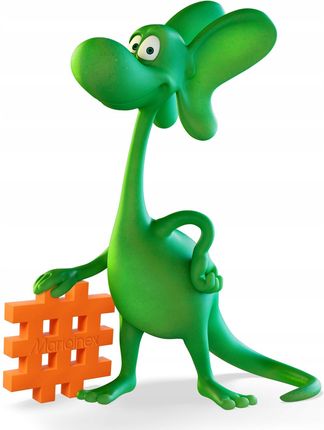 Marioinex Wafle Mini Smok Diplodok i T-Rex klocki konstrukcyjne 148 el - zdjęcie 2