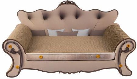 Drapak Tekturowy Dla Kota Legowisko Karton Kartonowy Sofa Leżak Kanapa 60Cm Purlov - zdjęcie 2