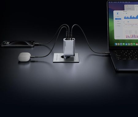 ANKER A2688341 Ładowarka Anker Prime 100W 2x USB-C 1x USB-A ze składaną wtyczką - zdjęcie 4