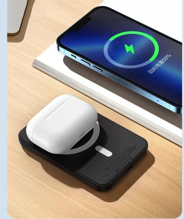 ECOBOX POWER BANK 10000MAH BIAŁY MAGSAFE BEZPRZEWODOWY - zdjęcie 5