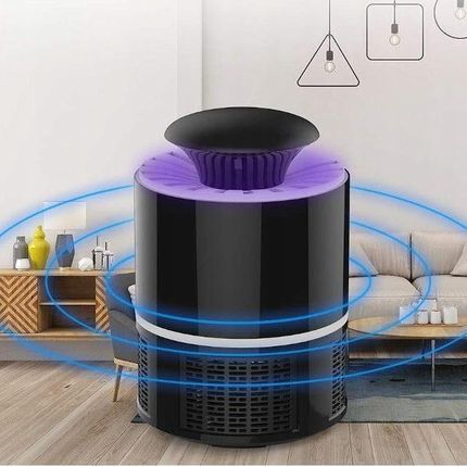 Lampa Uv Owadobójcza Pułapka Na Komary Muchy Muszki Owady Cicha Usb - zdjęcie 2
