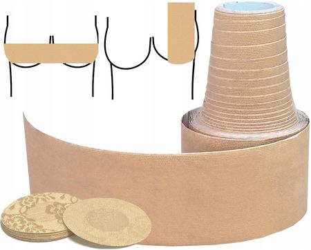 Taśma Modelująca dekolt unosząca biust Tape PushUp - zdjęcie 3