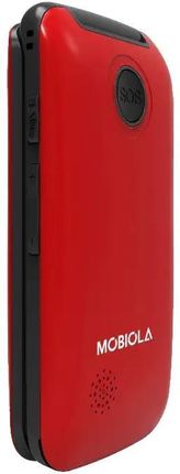 TELEFON GSM MOBIOLA KLAPKĄ CZERWONY TLEFON DLA SENIORA MB610 2G - zdjęcie 5