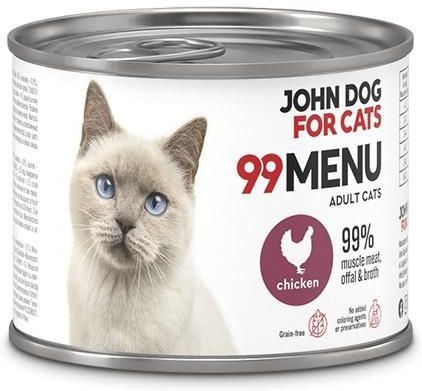 John Dog Group Sp. Z O.O Mokra Karma Dla Kota Z Kurczakiem 200G - zdjęcie 2