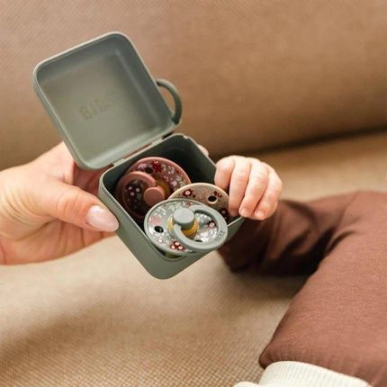 Bibs Liberty Pacifier Box Chamomile Lawn Pine 2 W 1 Etui Do Smoczków Oraz Pojemnik Do Sterylizacji Smoczków - zdjęcie 5