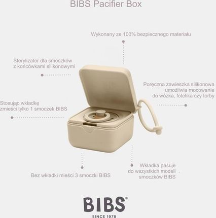 Bibs Liberty Pacifier Box Chamomile Lawn Pine 2 W 1 Etui Do Smoczków Oraz Pojemnik Do Sterylizacji Smoczków - zdjęcie 2