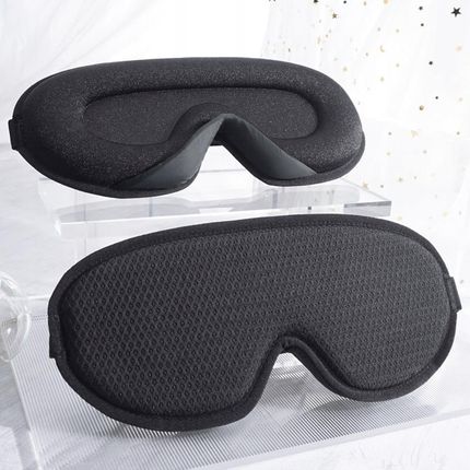 Opaska Na Oczy Do Spania 3D Maska Zaciemniająca 99% Światła Regulowana - zdjęcie 5