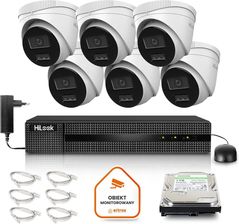 Zdjęcie Hilook Zestaw Monitoringu By Hikvision 6 Kamer Ip Ipcam-T6-30Dl 6Mp Poe (Z48342T6) - Mielno