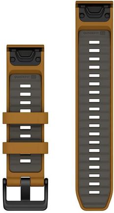Pasek silikonowy jasnobrązowo-szary QuickFit 22 mm do Fenix 6/Fenix 7/7 PRO/Fenix 8 - zdjęcie 2