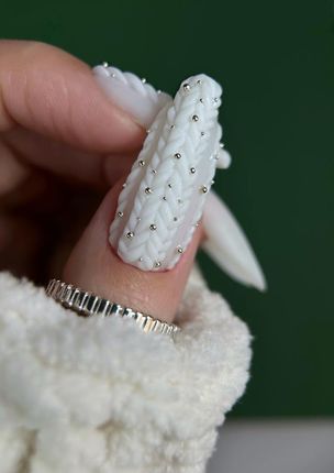 Nailsoftheday Love Is... White Biała Żel-Guma Dla 3D Zdobień 15G - zdjęcie 3