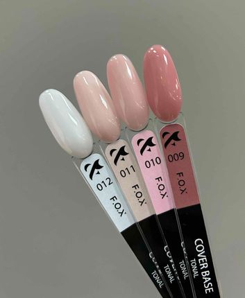 F.O.X Tonal Cover Base 012 mleczna Budująca Baza Hybrydowa 14ml - zdjęcie 2