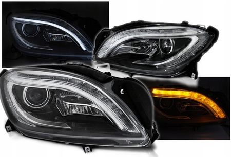 Sonar Reflektory Lampy Led Black Do Mercedes W166 Od 2011 2015 Roku Lpmed5_13268243539 - zdjęcie 4