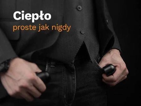Elektroniczny ogrzewacz dłoni Ocoopa UT2s, czarny, 10000mAh, do 8h, powerbank - zdjęcie 3