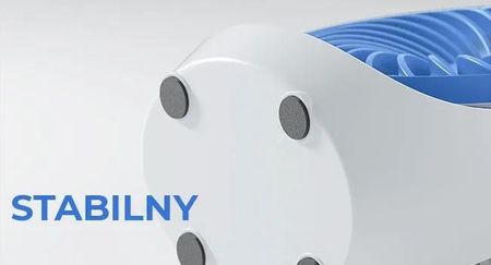 Mini wentylator Ocoopa D602 biało-błękitny, USB - zdjęcie 4