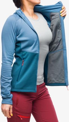 Mountain Equipment Durian Damska kurtka z kapturem, gwiazda/majolika (XL) - zdjęcie 4