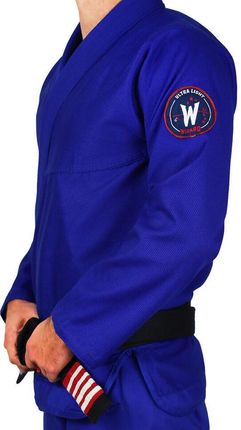 Kimono Do Brazylijskiego Jiu Jitsu Ground Game Wizard Niebieskie - zdjęcie 3