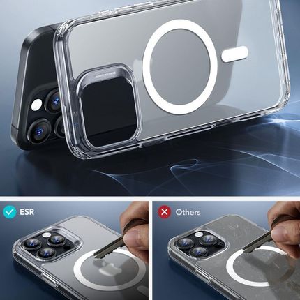 Esr Classic Hybrid Halolock Magsafe Tempered Glass Iphone 16 Pro Max Frosted Clear - zdjęcie 5